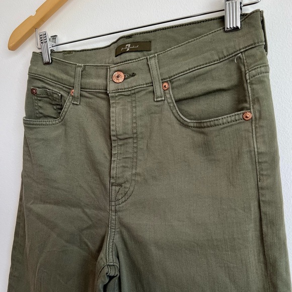 7 For All Mankind - Straight Wide Leg Jeans - Picture 2 of 6